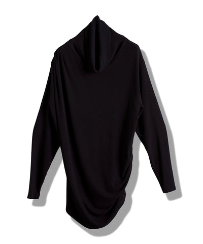 ボリュームネックギャザードレープPO