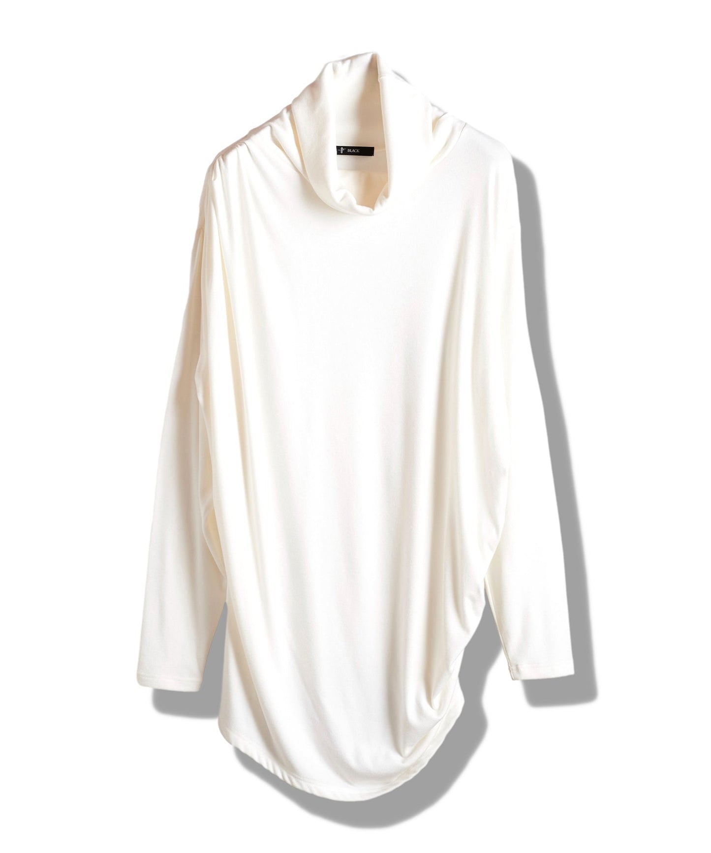 ボリュームネックギャザードレープPO