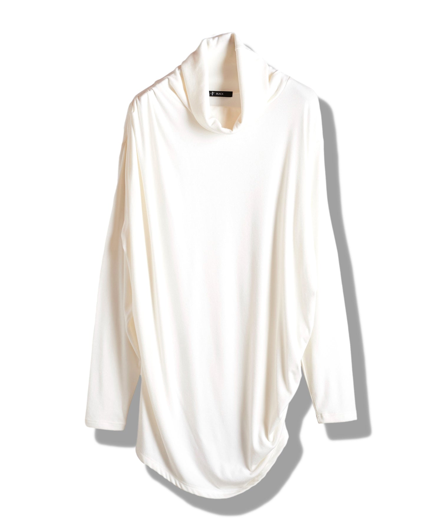 ボリュームネックギャザードレープPO