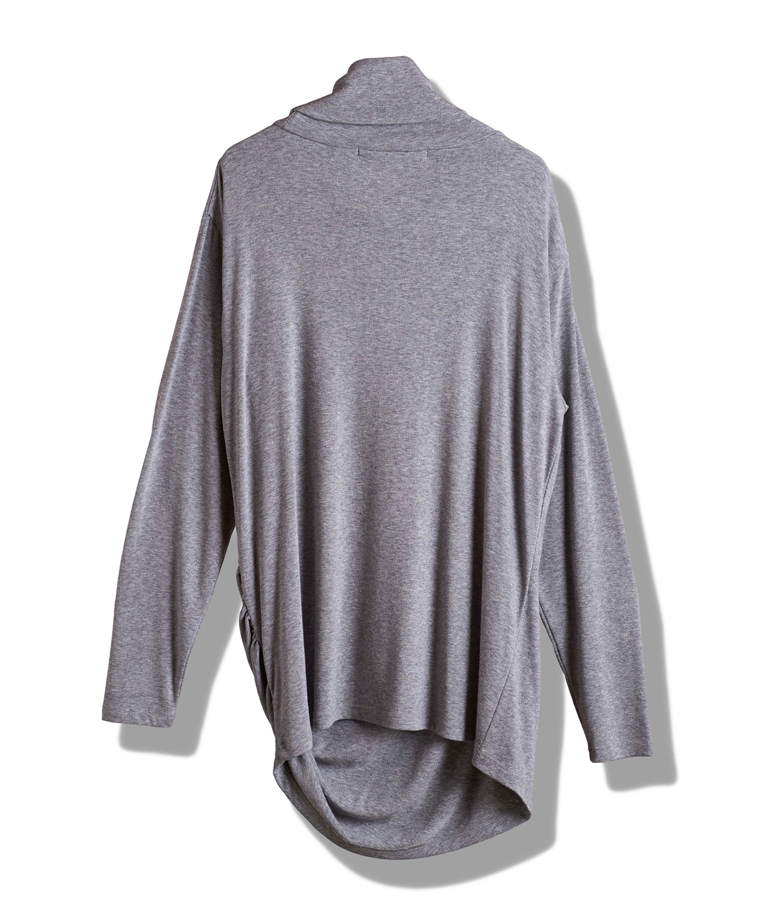 ボリュームネックギャザードレープPO