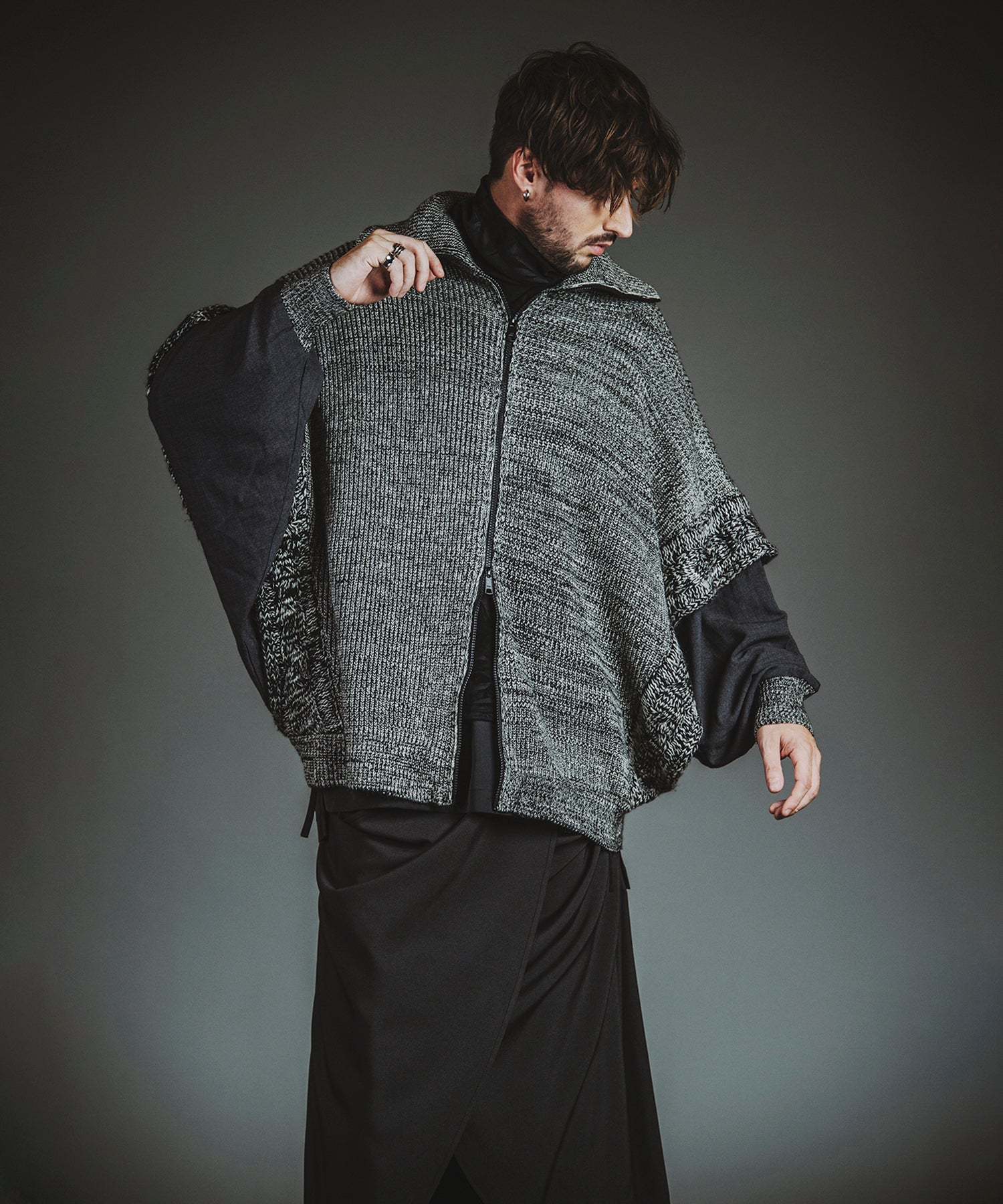 ドッキングニットドルマンZIP-BLZ