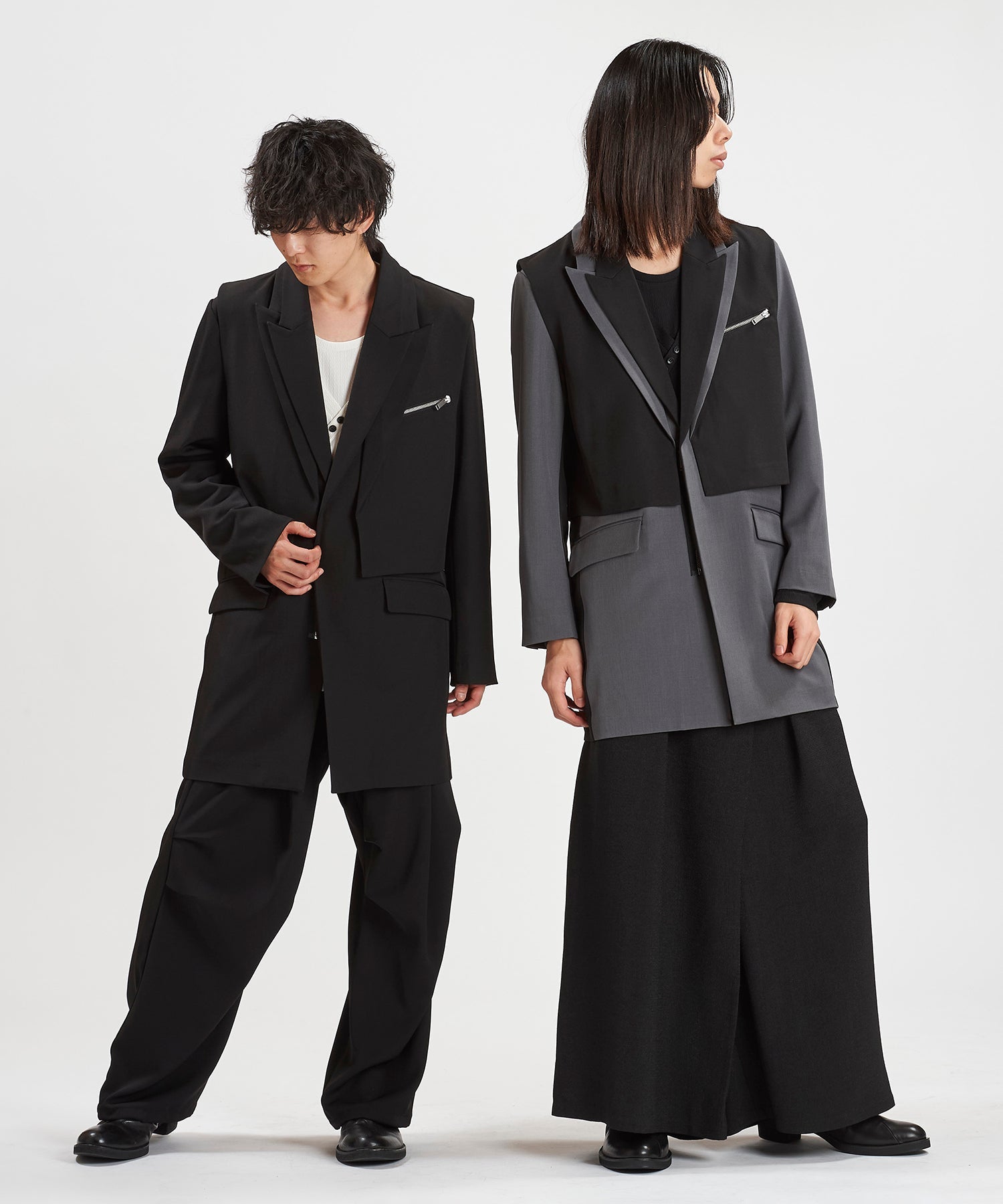 BLACK Model:H169cm / MIX Model:H180cm