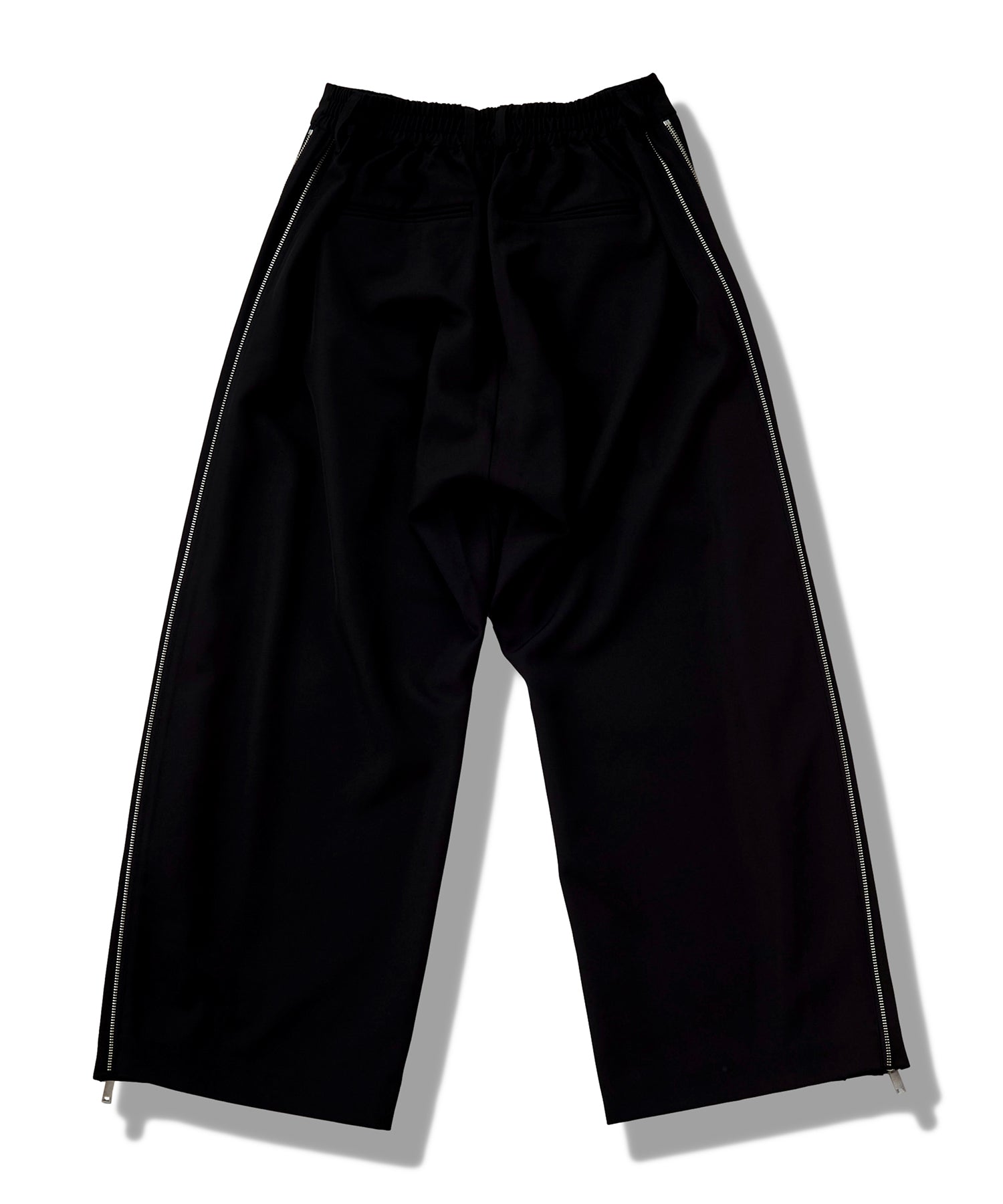 サイドZIPイージーワイドトラウザーズ