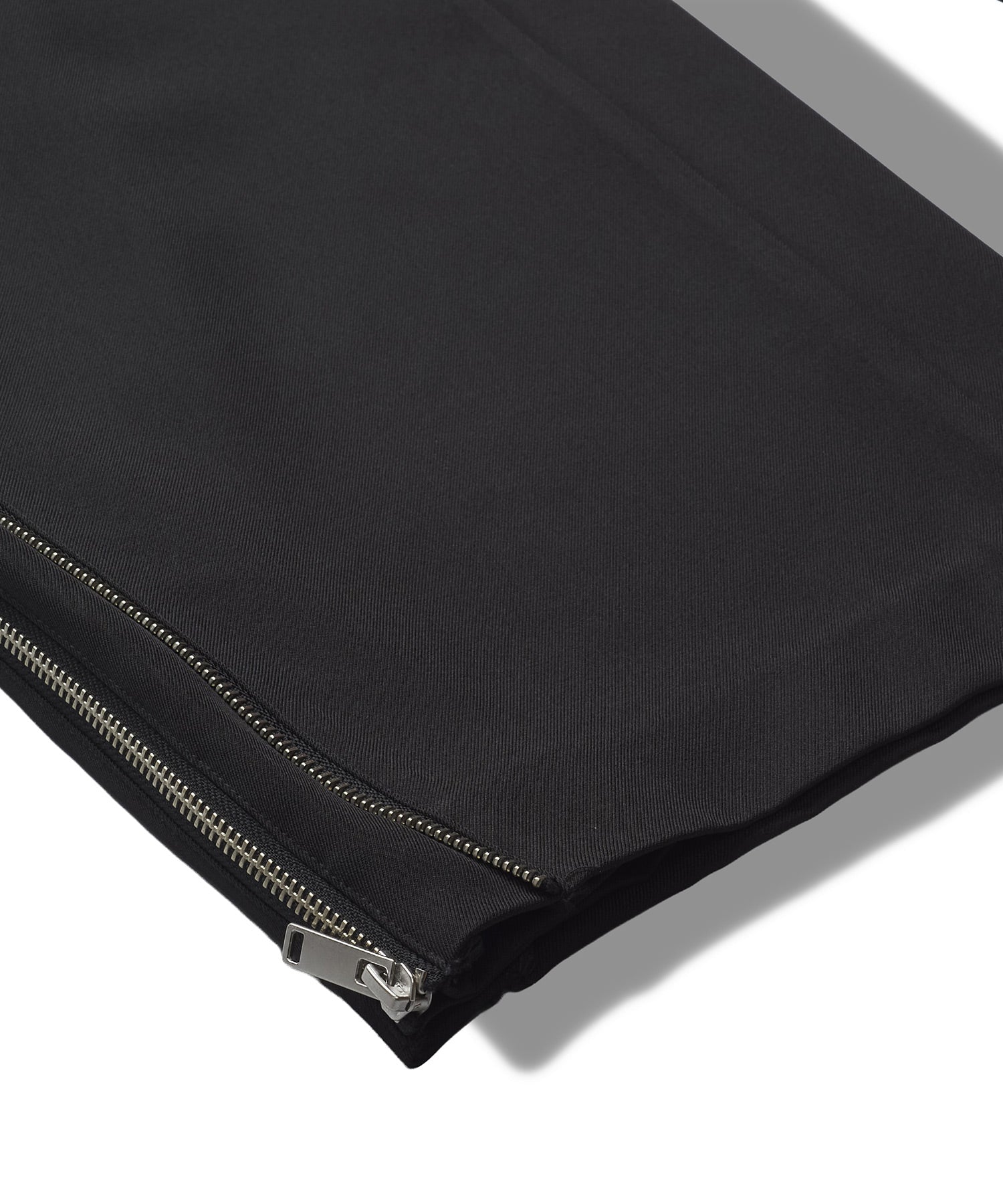 サイドZIPイージーワイドトラウザーズ