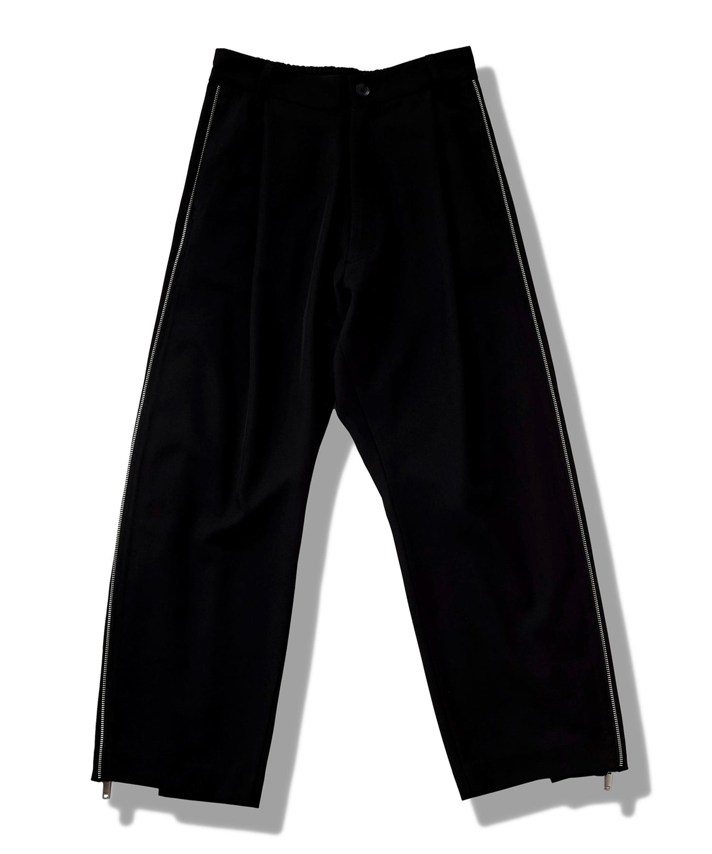 サイドZIPイージーワイドトラウザーズ