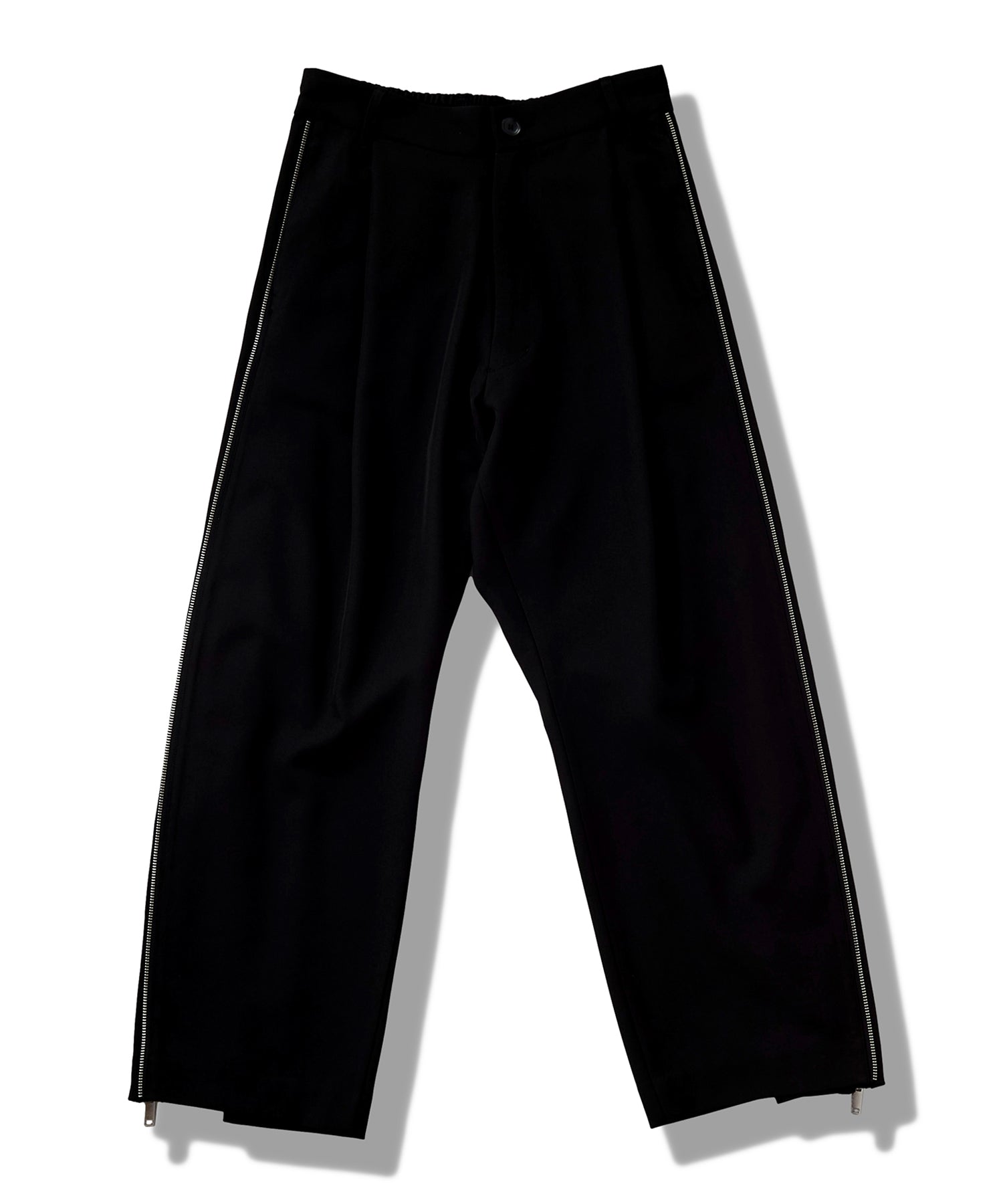 サイドZIPイージーワイドトラウザーズ