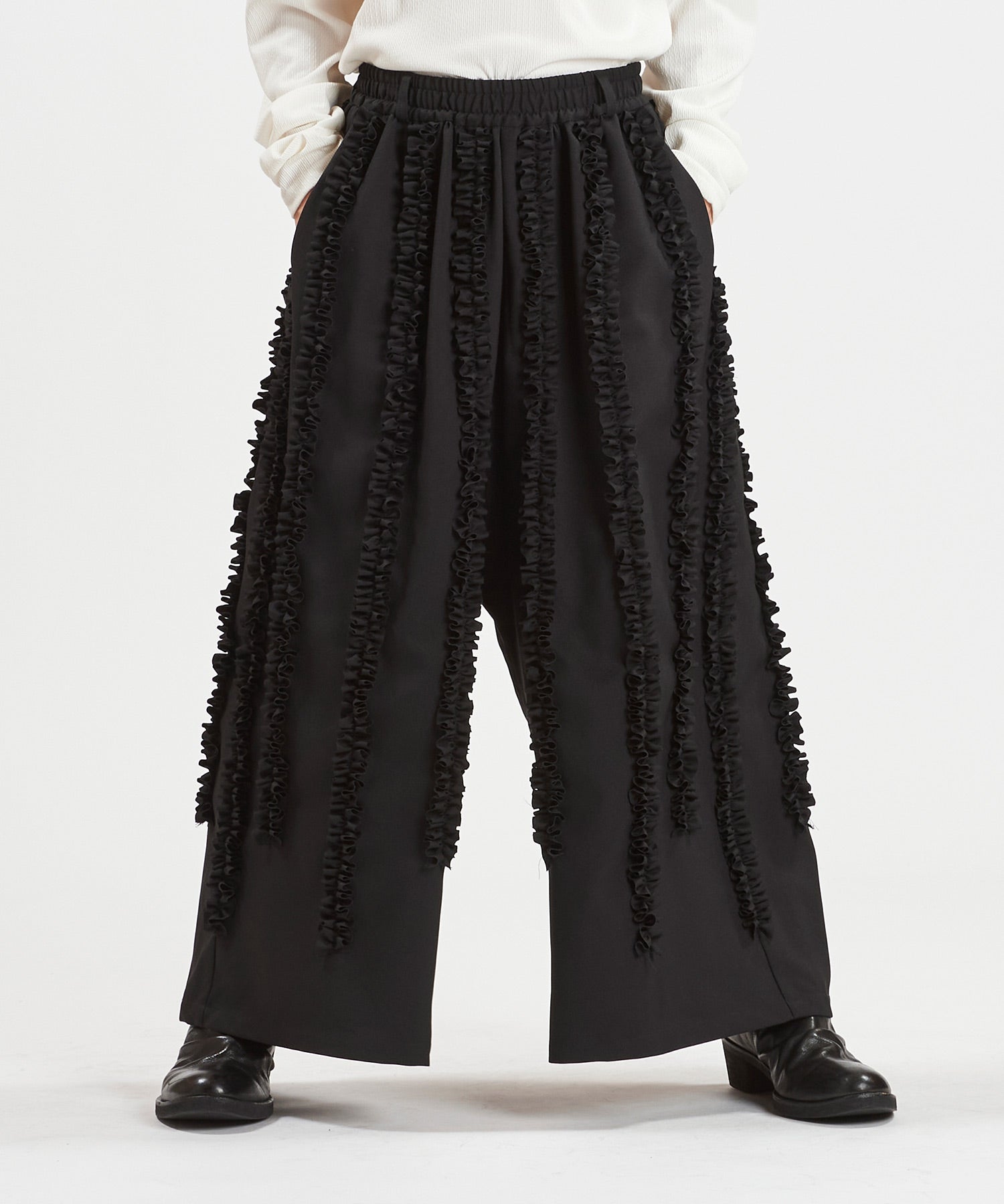 フリルバギートラウザーズ