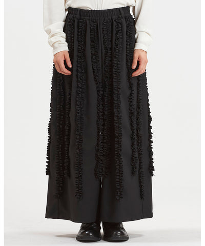 Frilled Baggy Trousers