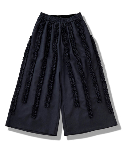 Frilled Baggy Trousers