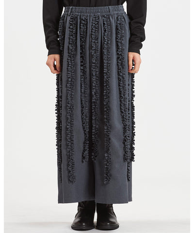 Frilled Baggy Trousers