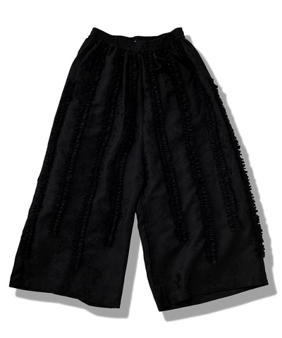 Frilled Baggy Trousers
