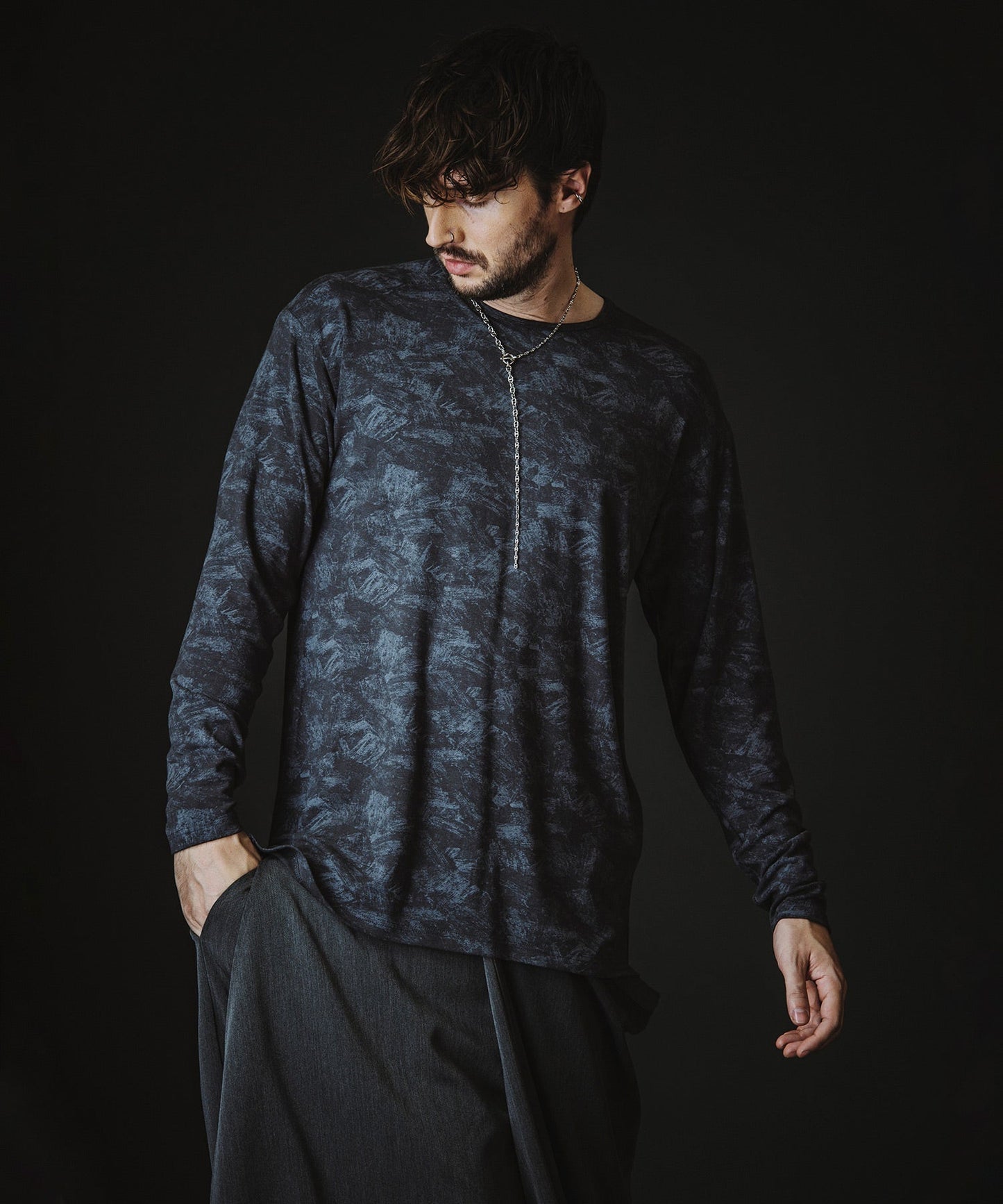 UnevenプリントテレコPO