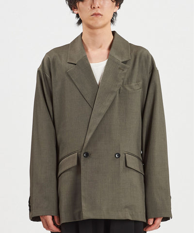バックスリットダブルブレストJKT