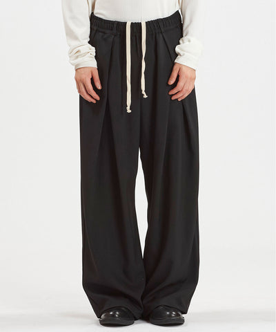 2WAYクロスタックイージーワイドトラウザーズ