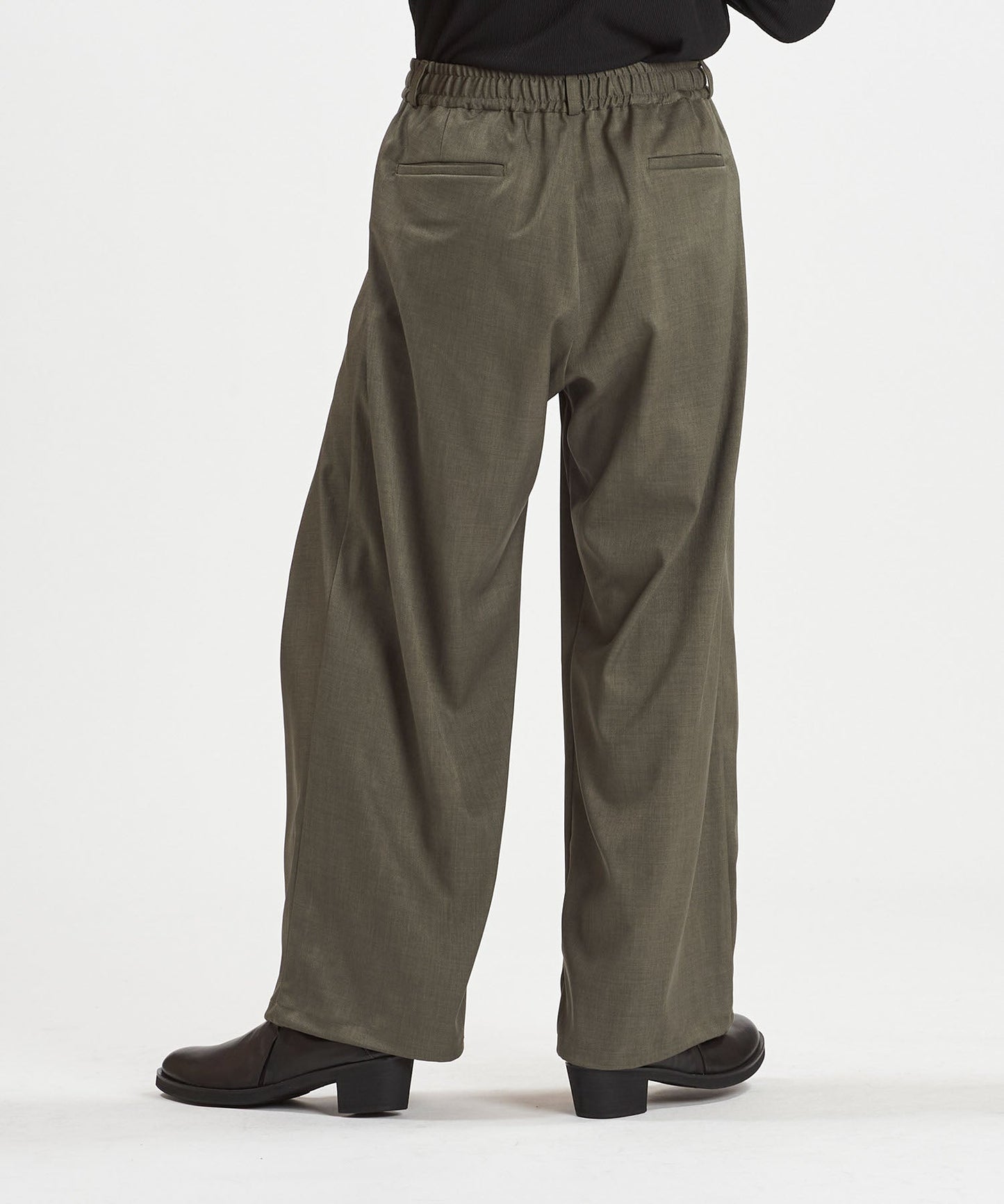 2WAYクロスタックイージーワイドトラウザーズ