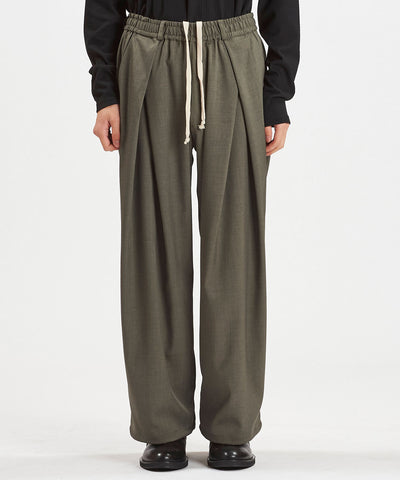 2WAYクロスタックイージーワイドトラウザーズ