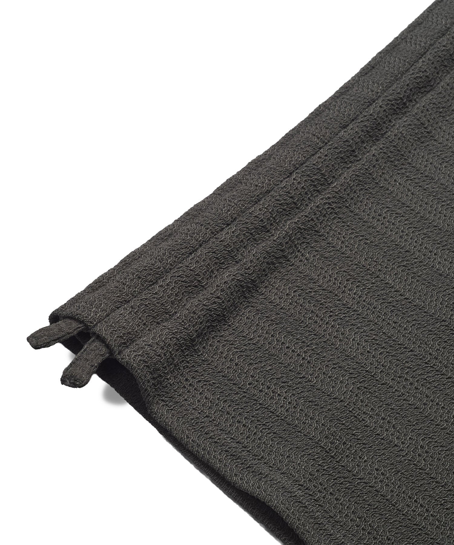 ドローストリングスフーデッドポンチョ