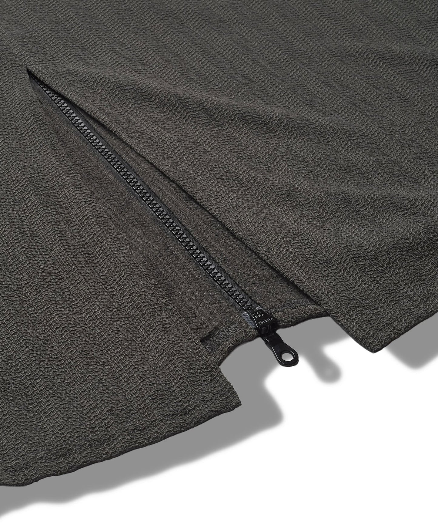 ドローストリングスフーデッドポンチョ