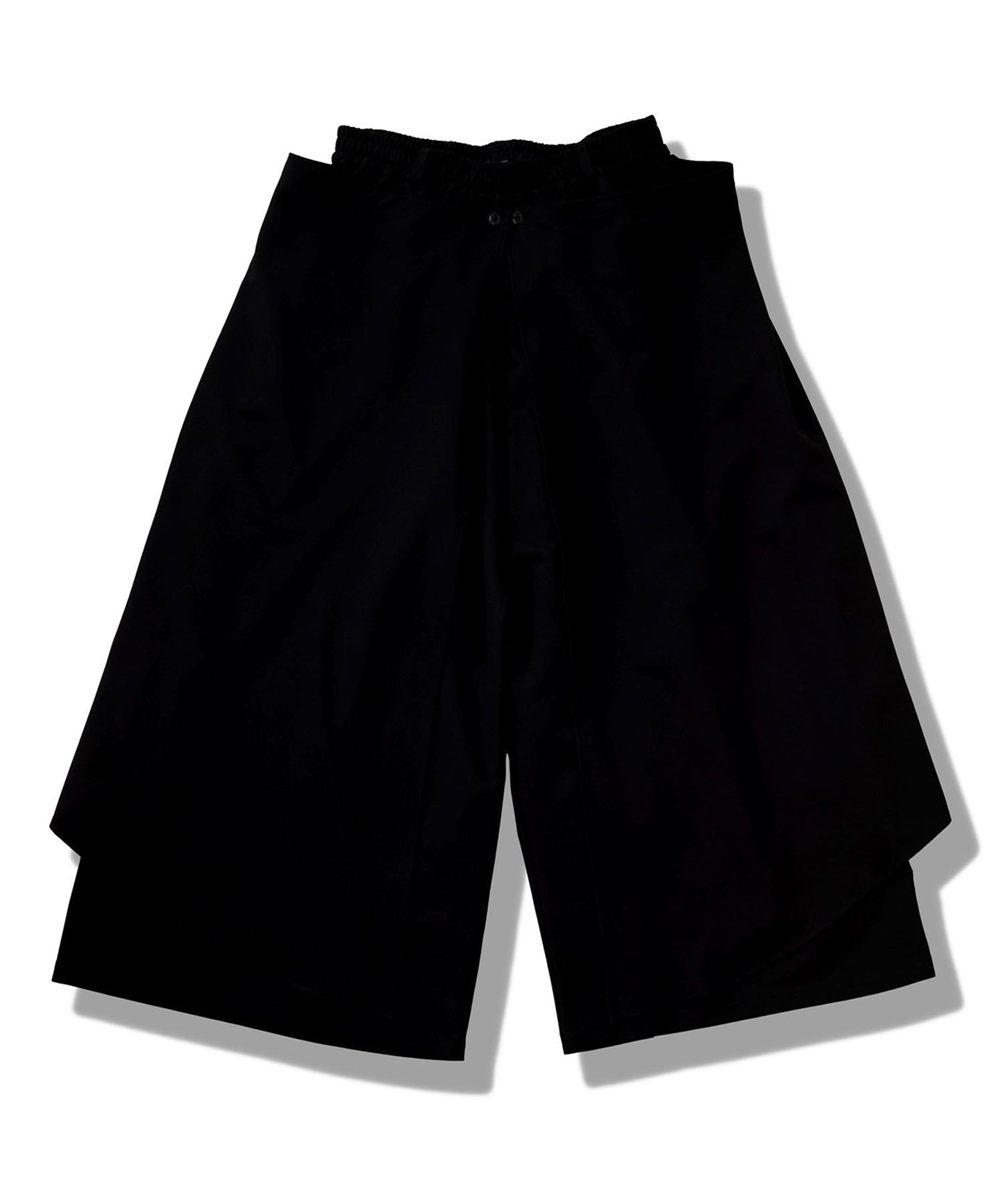 レイヤードケープバギートラウザーズ