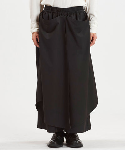 レイヤードケープバギートラウザーズ