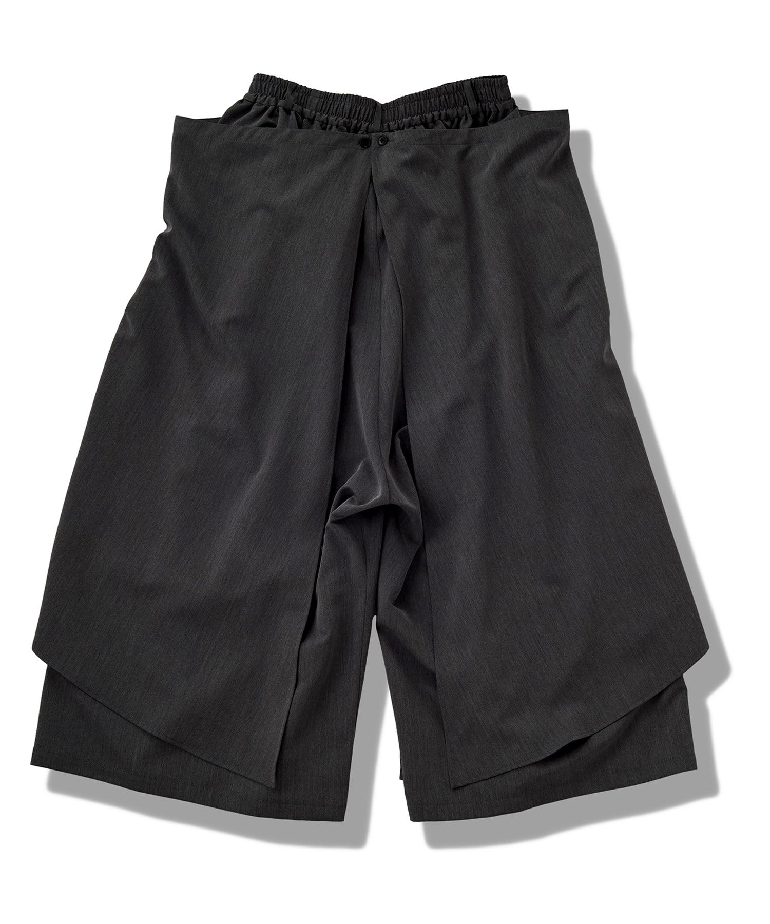 レイヤードケープバギートラウザーズ