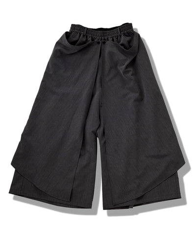 レイヤードケープバギートラウザーズ