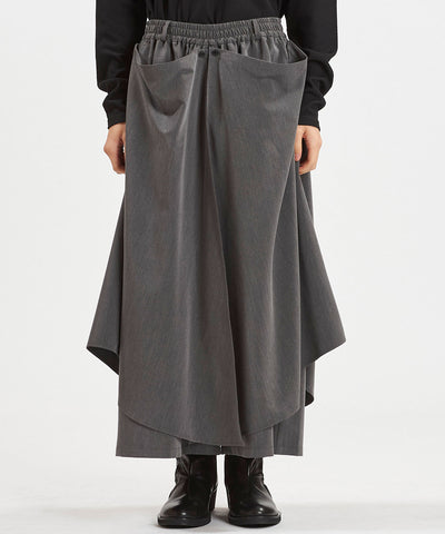 レイヤードケープバギートラウザーズ