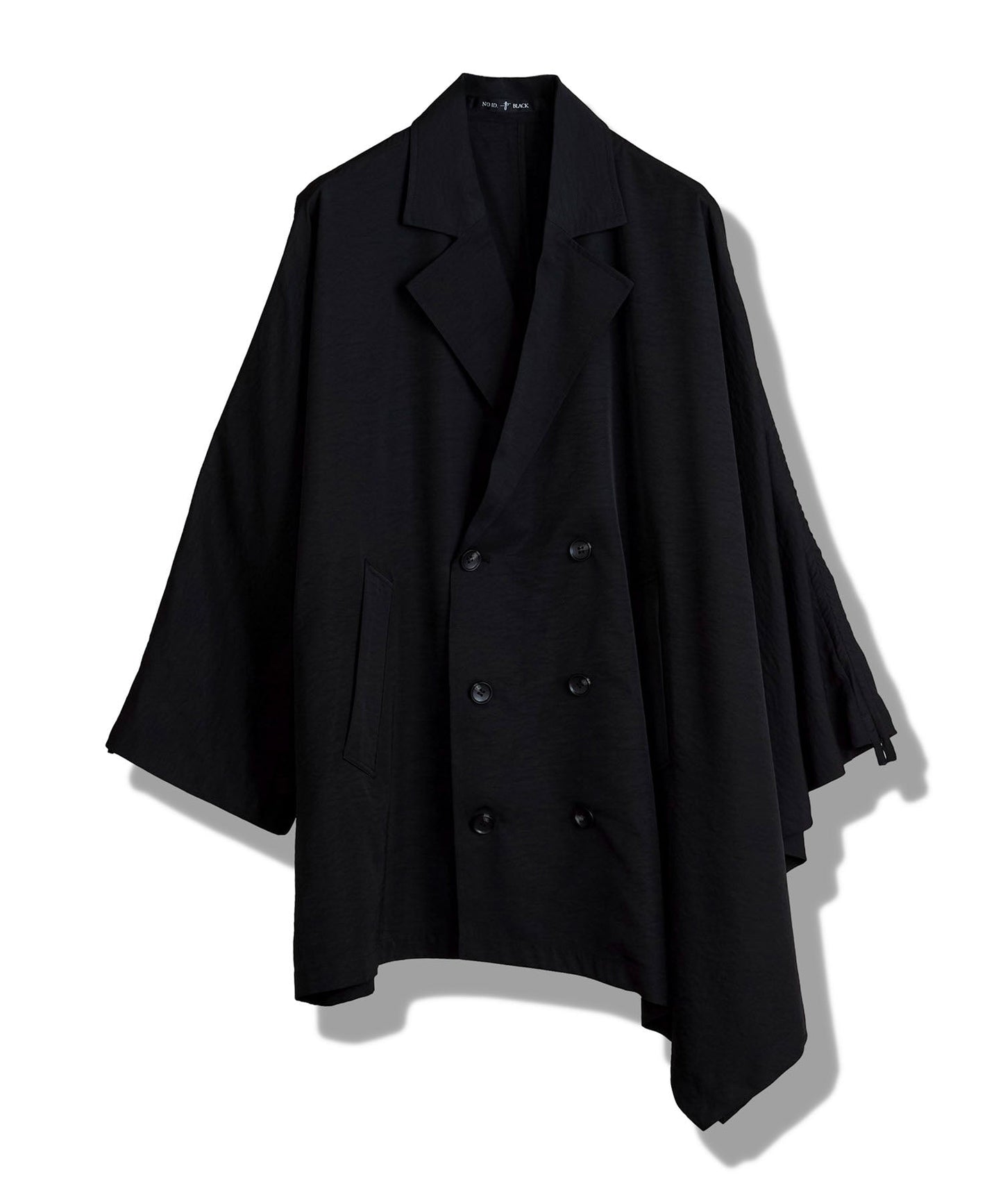 アシンメトリーダブルブレストコート