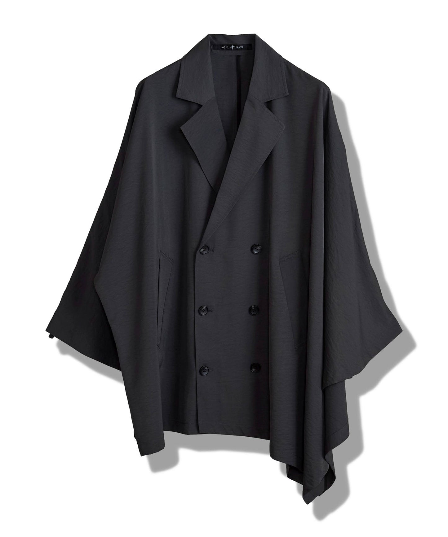 アシンメトリーダブルブレストコート