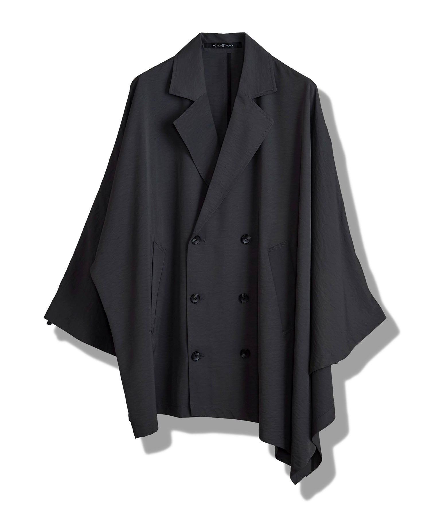 アシンメトリーダブルブレストコート