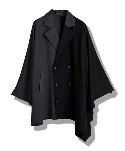アシンメトリーダブルブレストコート