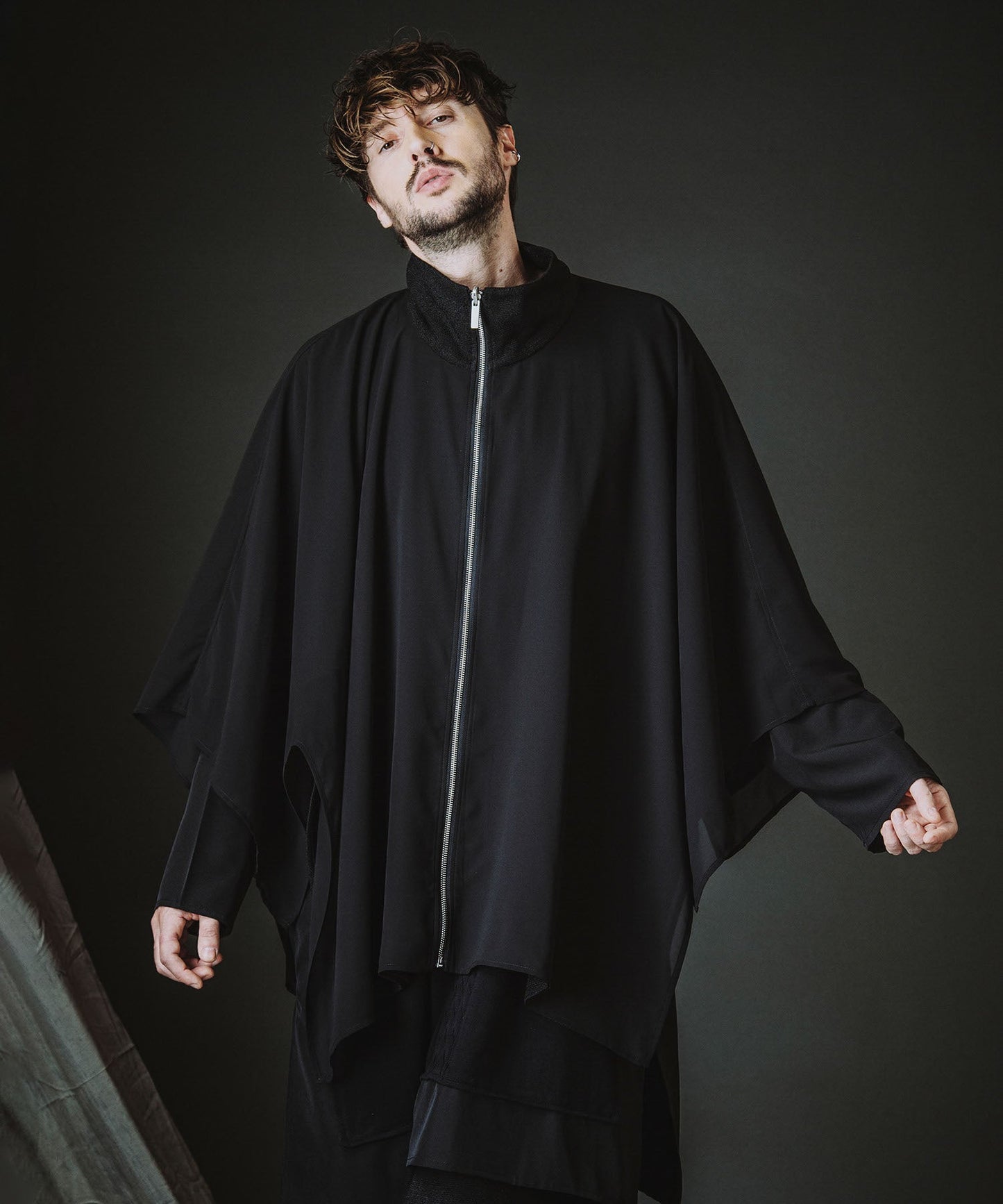 リバーシブルZIP-SH