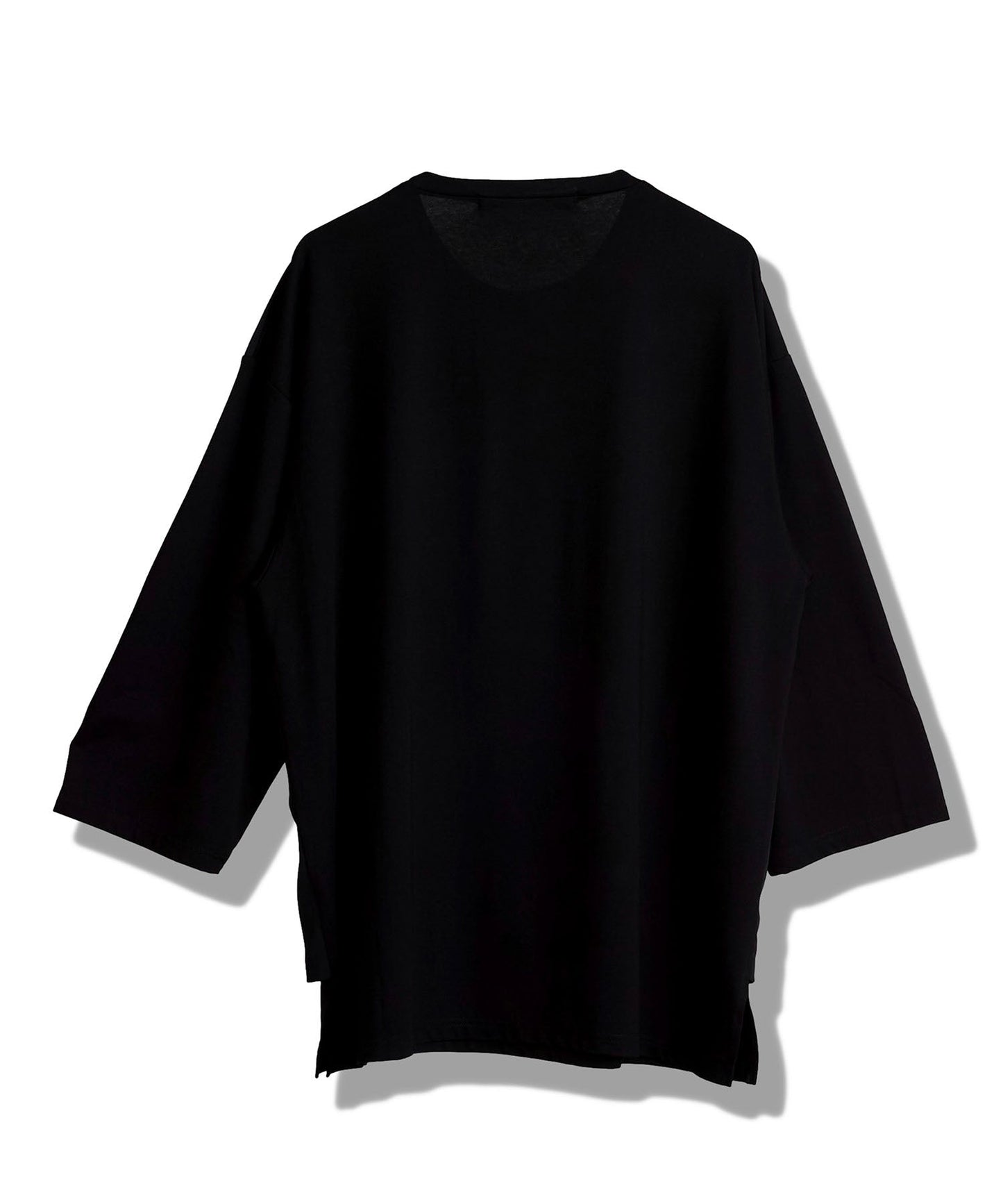 スリットレイヤード8分袖BIG-T