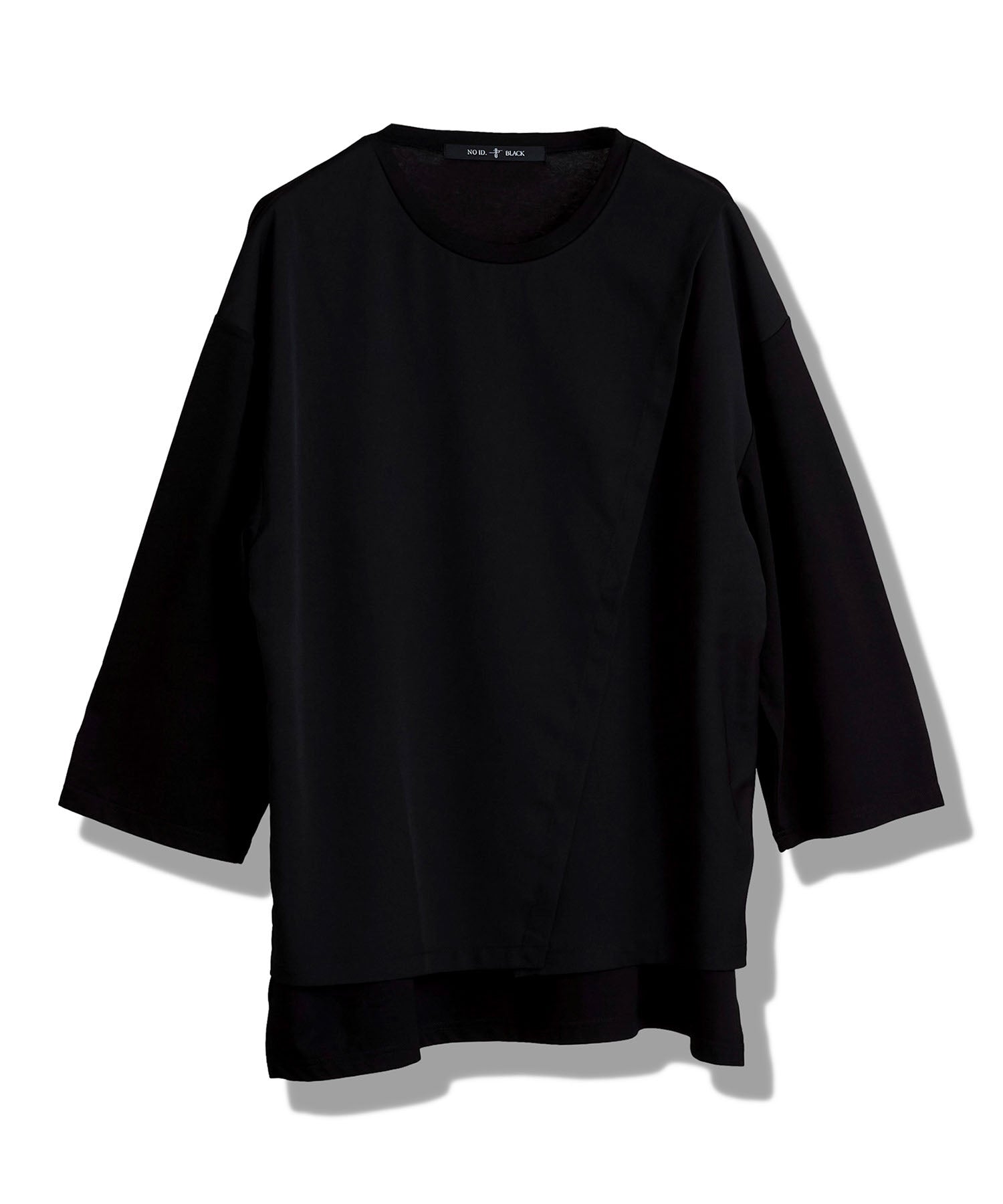 スリットレイヤード8分袖BIG-T