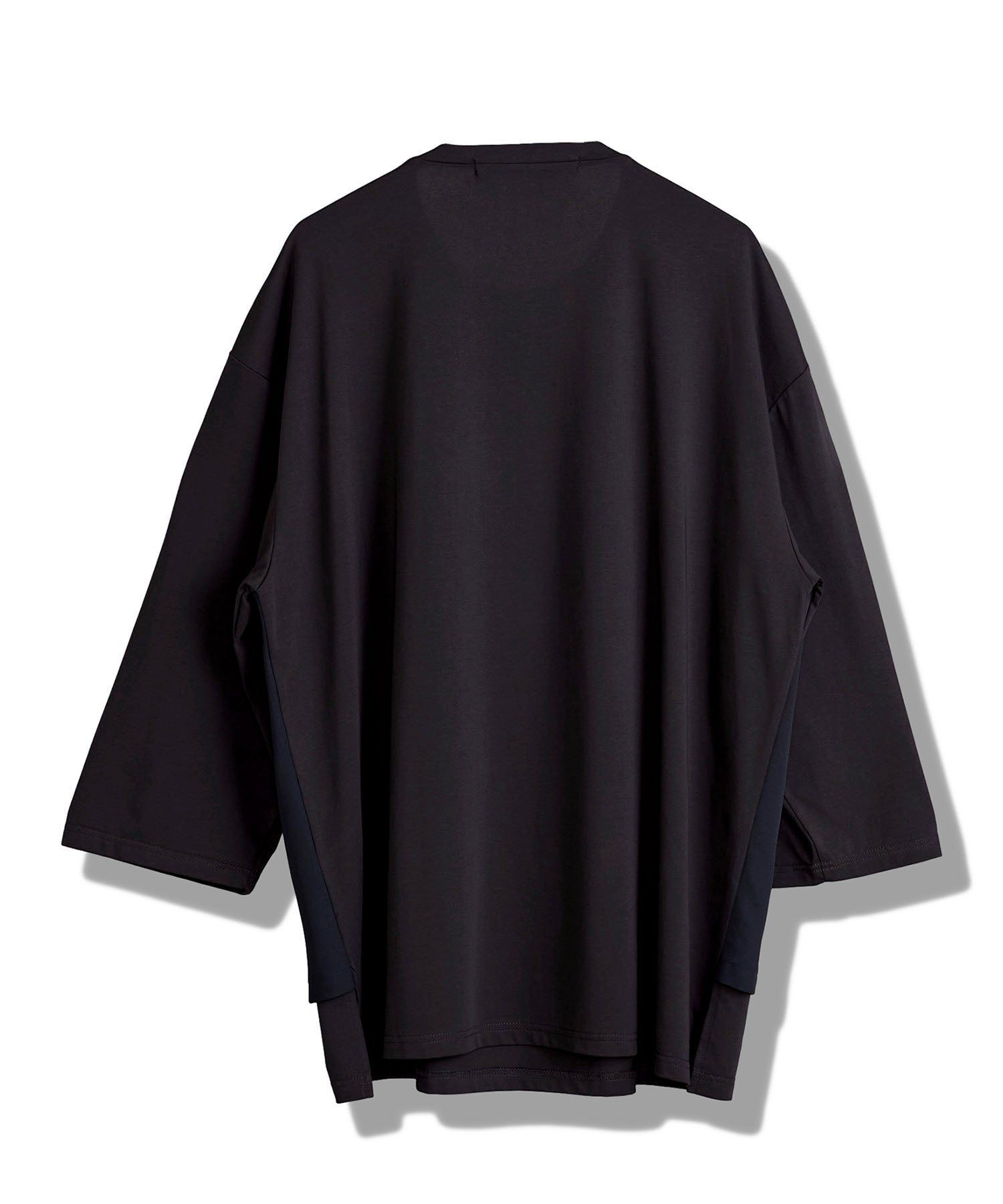 スリットレイヤード8分袖BIG-T