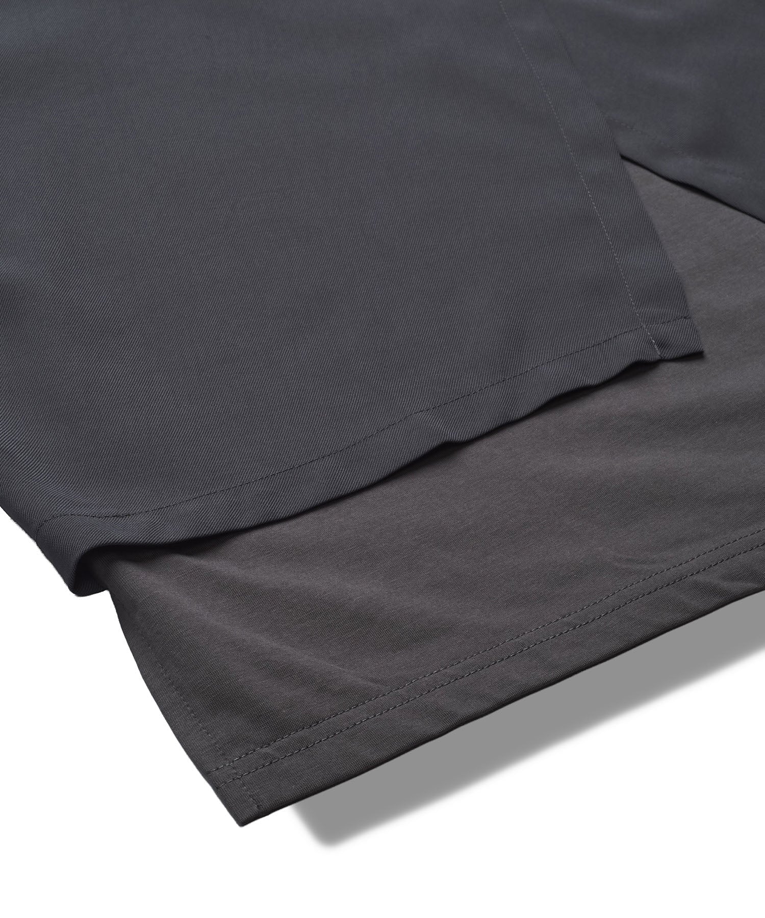 スリットレイヤード8分袖BIG-T