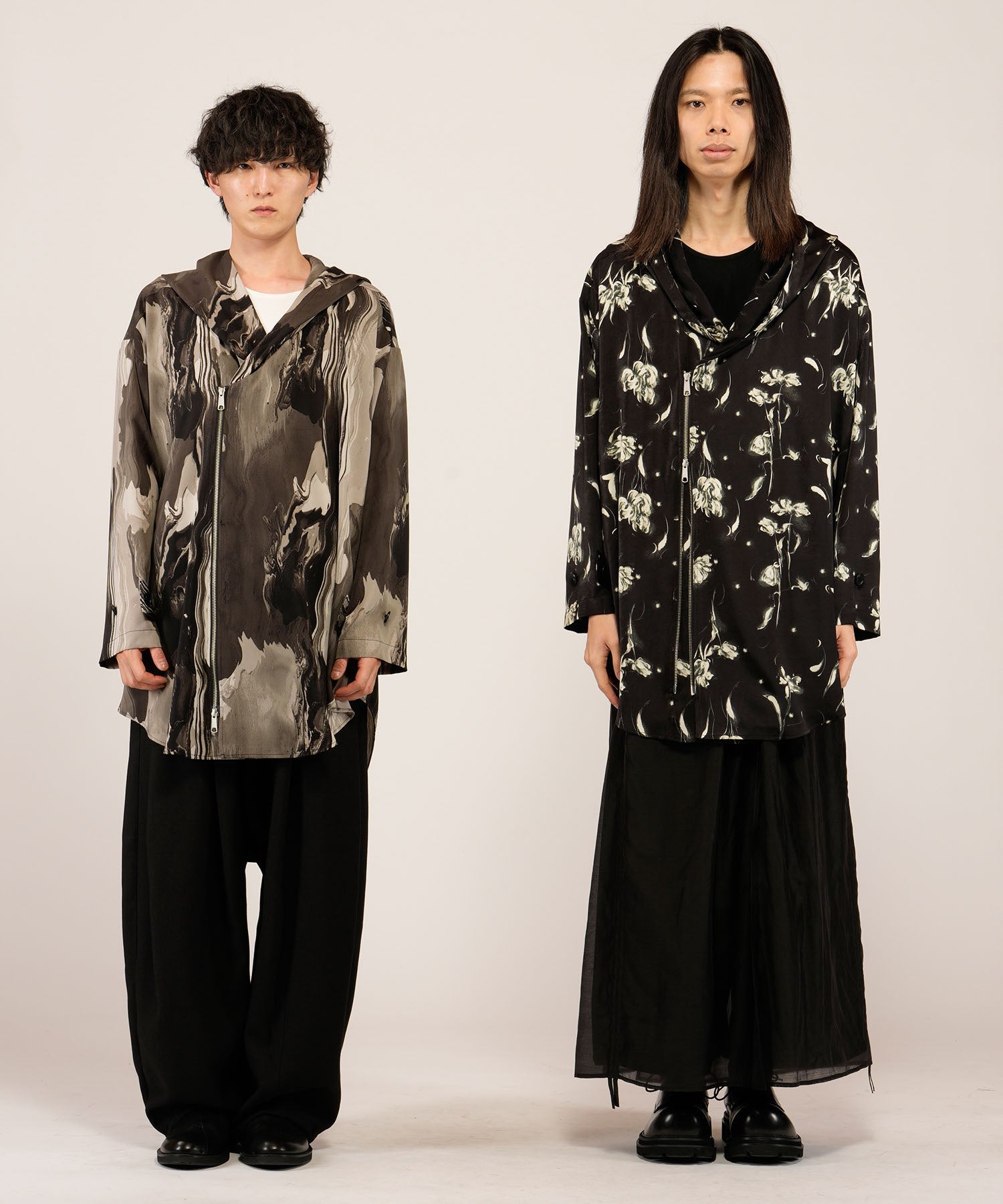 PATTERN1 Model:H169cm / FLOWER Model:H180cm