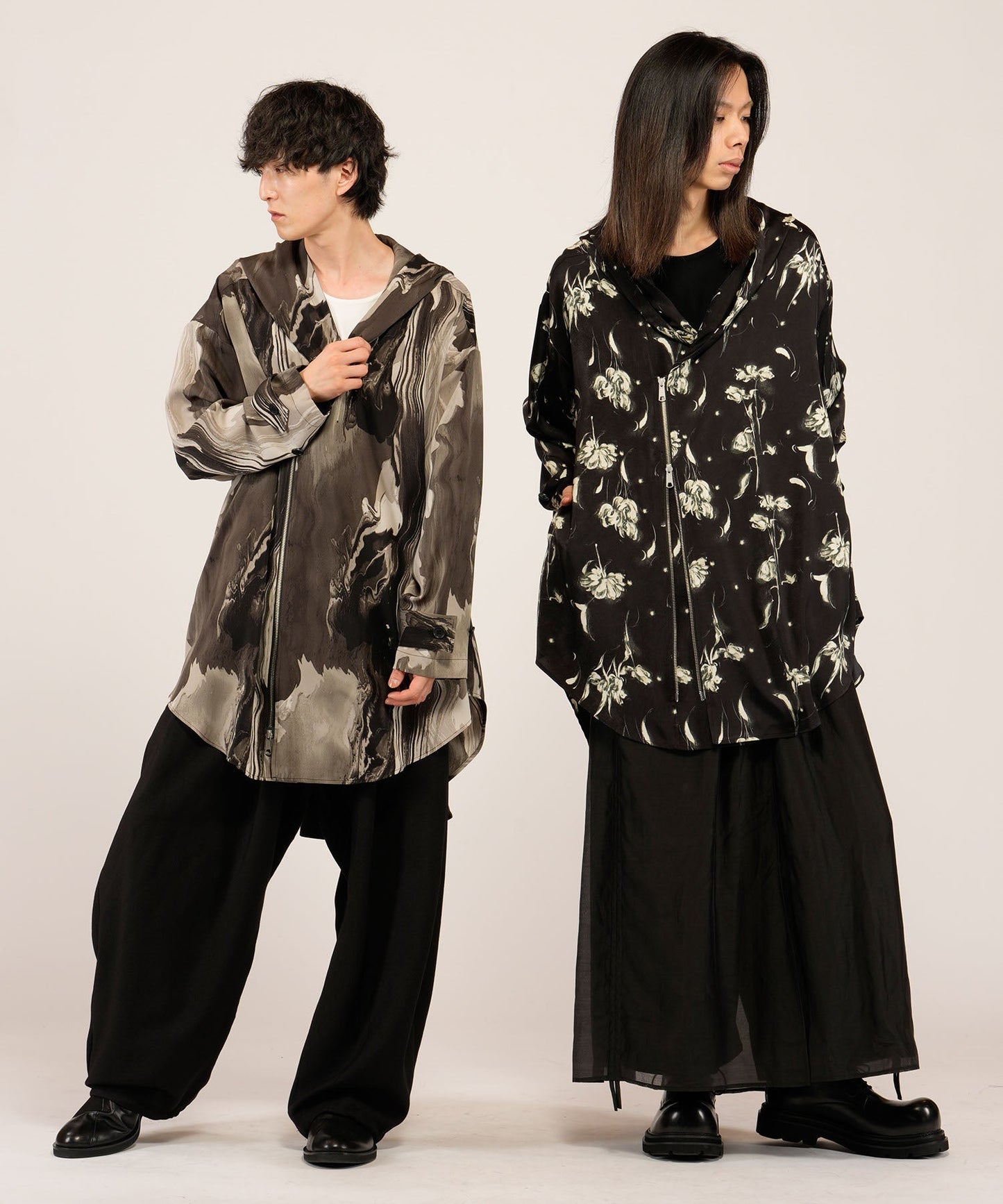 PATTERN1 Model:H169cm / FLOWER Model:H180cm