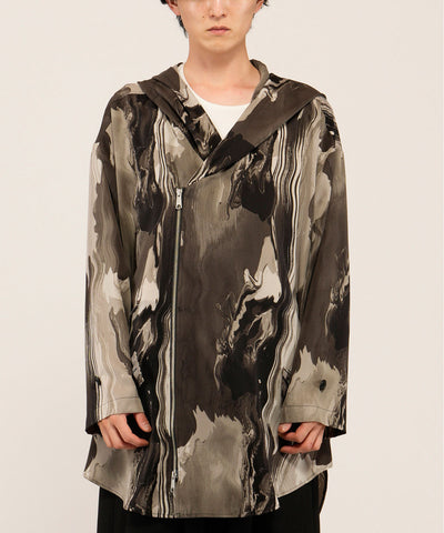 ライダースZIPフードコート