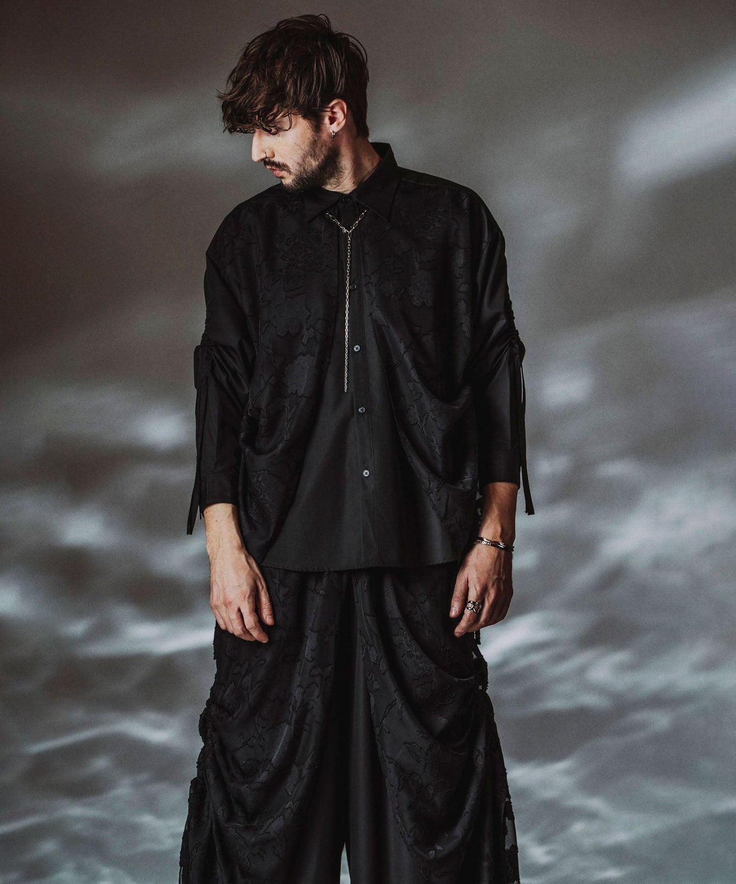 Drawstring Layered SH