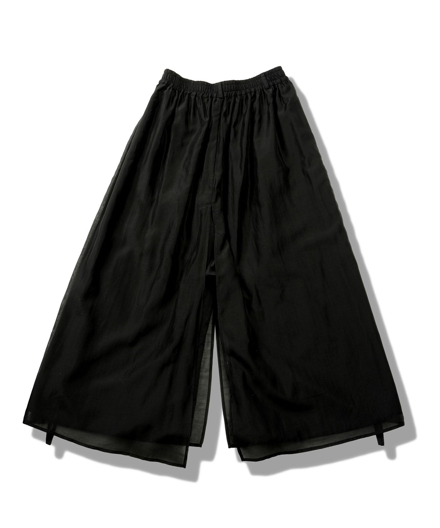 ドローストリングスレイヤードバギートラウザーズ