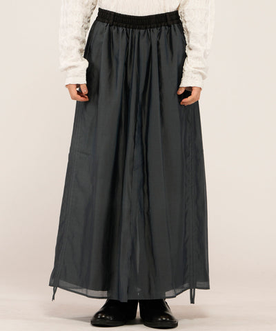 ドローストリングスレイヤードバギートラウザーズ