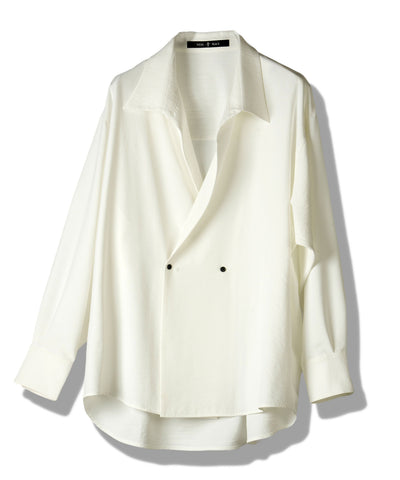 ダブルブレストドレープオーバーSH