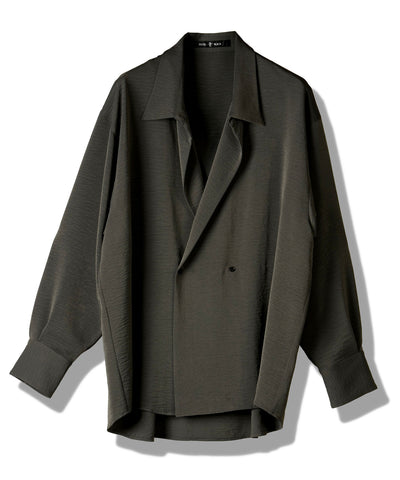 ダブルブレストドレープオーバーSH