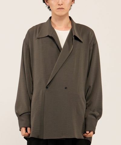 ダブルブレストドレープオーバーSH