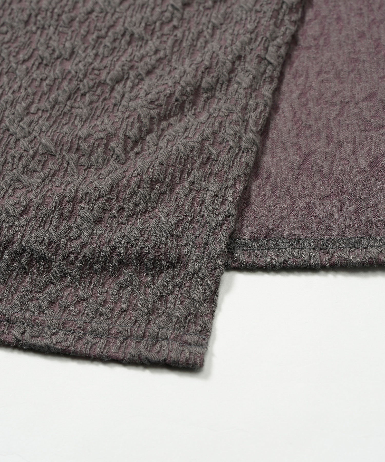 ドローストリングスハイカラーポンチョ