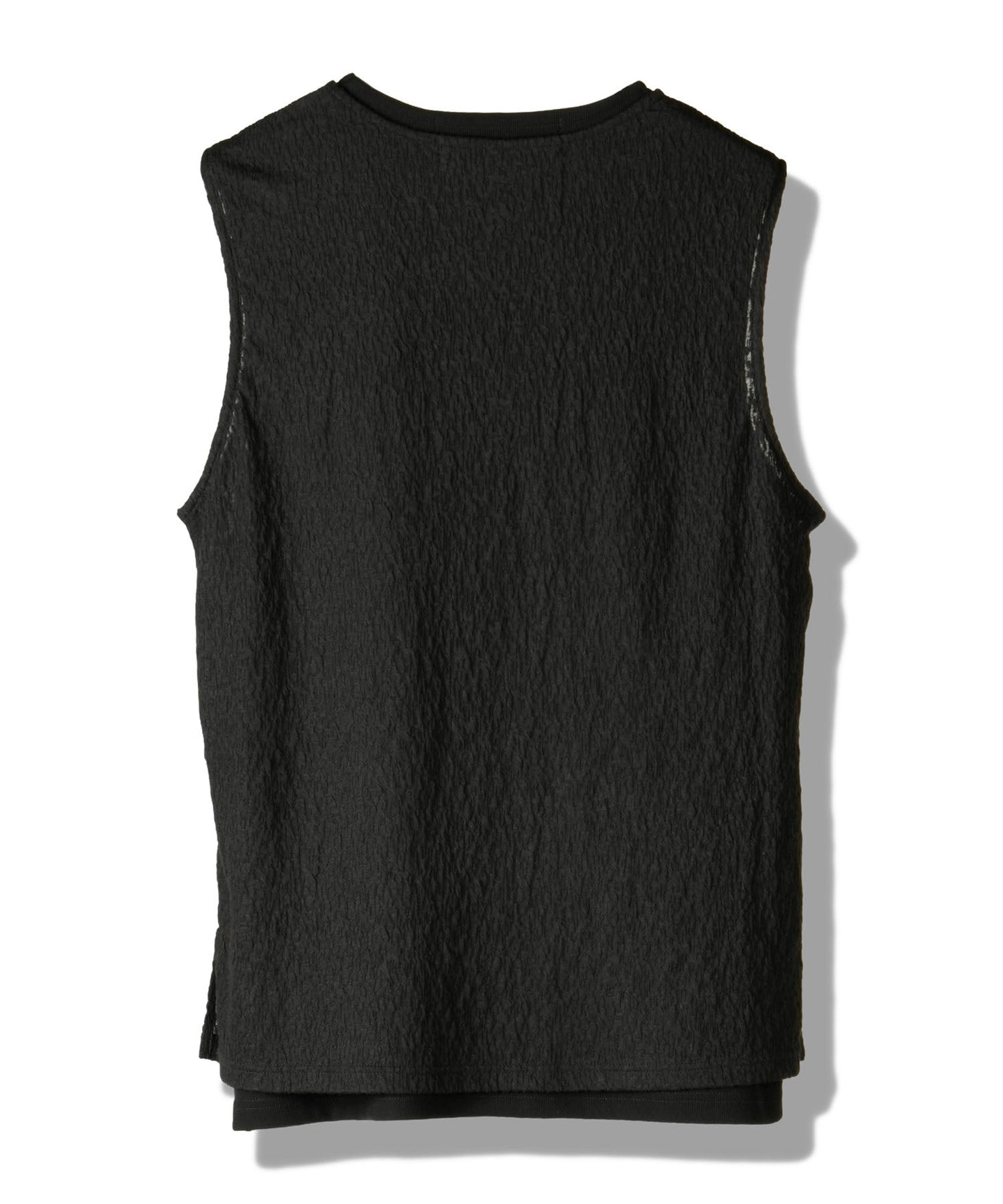 シアーレイヤードスリーブレスPO