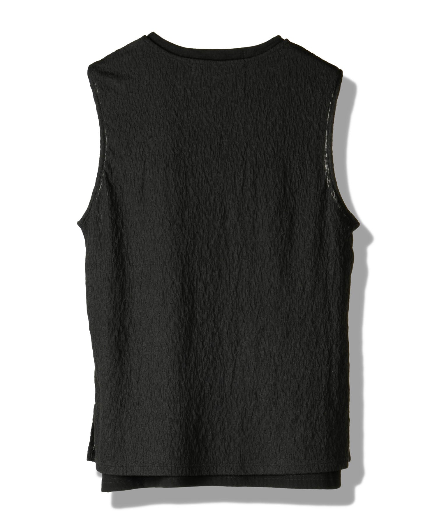 シアーレイヤードスリーブレスPO