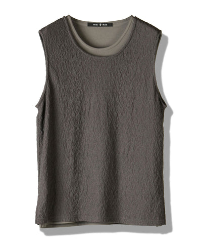 シアーレイヤードスリーブレスPO