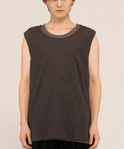 シアーレイヤードスリーブレスPO